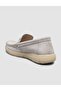 Gray Genuine Leather Men's Loafer Shoes - 5