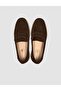 Brown Genuine Leather Men's Loafer Shoes - 4