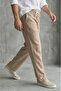 Men's Linen Muslin Pants Relaxed Fit Baggy Lightweight Summer Casual with Back Pockets - 4