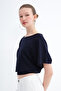 Kayık Yaka Basic T-shirt P4533 - 2