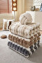 Soul Series Soft Rabbit Fur Sofa Cover Multi-Purpose Sofa Shawl Non-Slip - 170X210 cm - 3