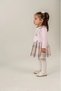 Girl Child Plaid Patterned Peter Pan collar Stylish 9-24 Months Holiday Dress - 2
