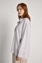 Women's Mink Striped and Stone Oversized Shirt 31050 - 5
