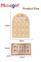 Baby Keepsake Frame with Non-trace Adhesive Patch, My First Year Milestone Photo Frame, Wood Acrylic - 6
