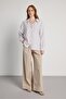 Women's Mink Striped and Stone Oversized Shirt 31050 - 2