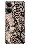 Vivo V60 Lite 5g Compatible Case Patterned Silicone Printed Cover Pink Mandala