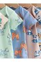 100% Cotton Piece Multi-Colored Short Sleeve Baby Rompers 5-Pack - 6