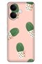 Vivo V60 Lite 5g Compatible Case Patterned Silicone Printed Cover Cactus