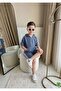 Hooded Shorts Sofya Linen Fabric 2-Piece Men's Suit - 2