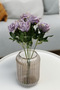 Artificial Flower 9-Piece Baghdad Rose Bunch 42 cm Lilac - 2
