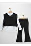 Ribbed Knit Girls' 3-Piece Set Transitional - 2