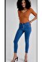 Medium Blue Women's E Stretchy Recovery Tight-Leg Jeans
