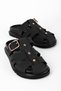 Patry Women's Cage Detailed Belt Buckled Adjustable Slipper B4439 - 2