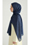 Elegant Patterned Vual Buy Silk - Dark Blue - 5