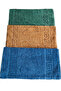 Miosse 3-Color 3-Piece Cotton Piece Foot Towel Set - 50X70 cm Plain Curl Bathroom Exit Towel - 3