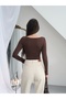 Women's V-Neck Polyamide Bodysuit - 4