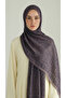 Elegant Patterned Vual Buy Silk - Purple / Lila