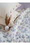 Reversible , Floral Print , 5-Layer Muslin Set of Bedspread Pieces, 220 X 240 Cm, 2 Pieces of Pillow Pieces Each - 6