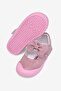 Girl's Powder Glittery Children's First Step Bowknot Ballerinas - 3