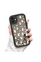 iPhone 11 Compatible Luxury, Stylish and Cute Rabbit Patterned Silicone Mirror Phone Case - 2
