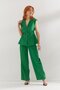 Vest Set Sets Green with Elastic Waistband - 2