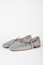 Carnation Women's Single Strap Perforated Ballet Flats B4427 - 3