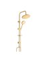 Domino Gold Bathroom Faucet and Gold Shower Unit Set of 2 971518-440615g - 3