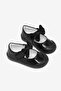 Girl's Black First Step Bowknot Ballerina Flats - 3