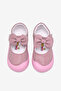 Girl's Powder Glittery Children's First Step Bowknot Ballerinas - 2