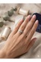 3S Triple Fold Radiance of Elegance: Non-Tarnish Steel Three Stone Design Solitaire