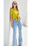 Snow Blue Women's High Waist E Stretchy Comfortable Spanish Jeans - 3