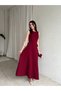 Double Set of Pocketed and Belt Summer Long Dresses - 4