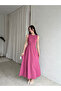 Double Set of Pocketed and Belt Summer Long Dresses - 3