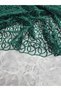 Lace [French Lace I Emerald Green] Dress a Piped K Suitable for Daily and Special Occasions - 4