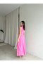 Double Set of Pocketed and Belt Summer Long Dresses - 4