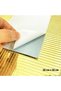 Square Gold Glass Mosaic Tiles Stickers Handcrafted Square Glass Tiles Self Adhesive Mirrored Decor Pa - 5