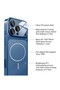 iPhone 13/14 Compatible Gray 17 Pro Appearance Ag Glass Camera Lens Magsafe Supported Phone Case - 4