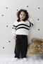 Boys' Blue Denim Pants and Knitted Sweater Two-Piece Set - Holiday Collection - 2