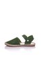 Genuine Leather Green Women's Sandals - 4