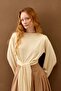 Cream Oysho Tie-Detail Bluz