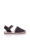 Genuine Leather Dark Brown Women's Sandals - 3