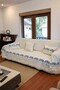 Rose Cross-Stitch Set Sofa Cover 350X180 (2 Cleaning Covers with Gift) Blue - 2
