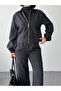 Zippered Jacket & Pleated Pants Set Rc9018 - 5