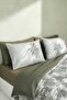 Dual Frond Double 100% Cotton Lu Duvet Cover Set - 4 Pieces - 3