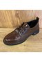 Lace-Up Shiny Oxford Style Casual Women's Shoes - 5
