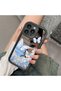 iPhone 14 Plus Compatible Luxury and Stylish Romantic Butterfly and Floral Print Mirror Case - 4