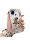 Realme C15/C25/C25S Compatible Hard Acrylic Back Silicone Edge Lens Protection Case Horse Patterned
