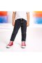 Children's Jean Denim Pants with Smoked Mustache Detail and Adjustable Elastic Waist