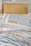 Young Room Single Fitted Sheet Duvet Cover Set Dashon Yellow - 2