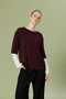 Contrast Detail Cycling Collar T-Shirt - 3